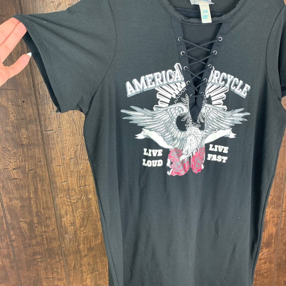 Drawstring Oversized TShirt - Picture 2 of 5